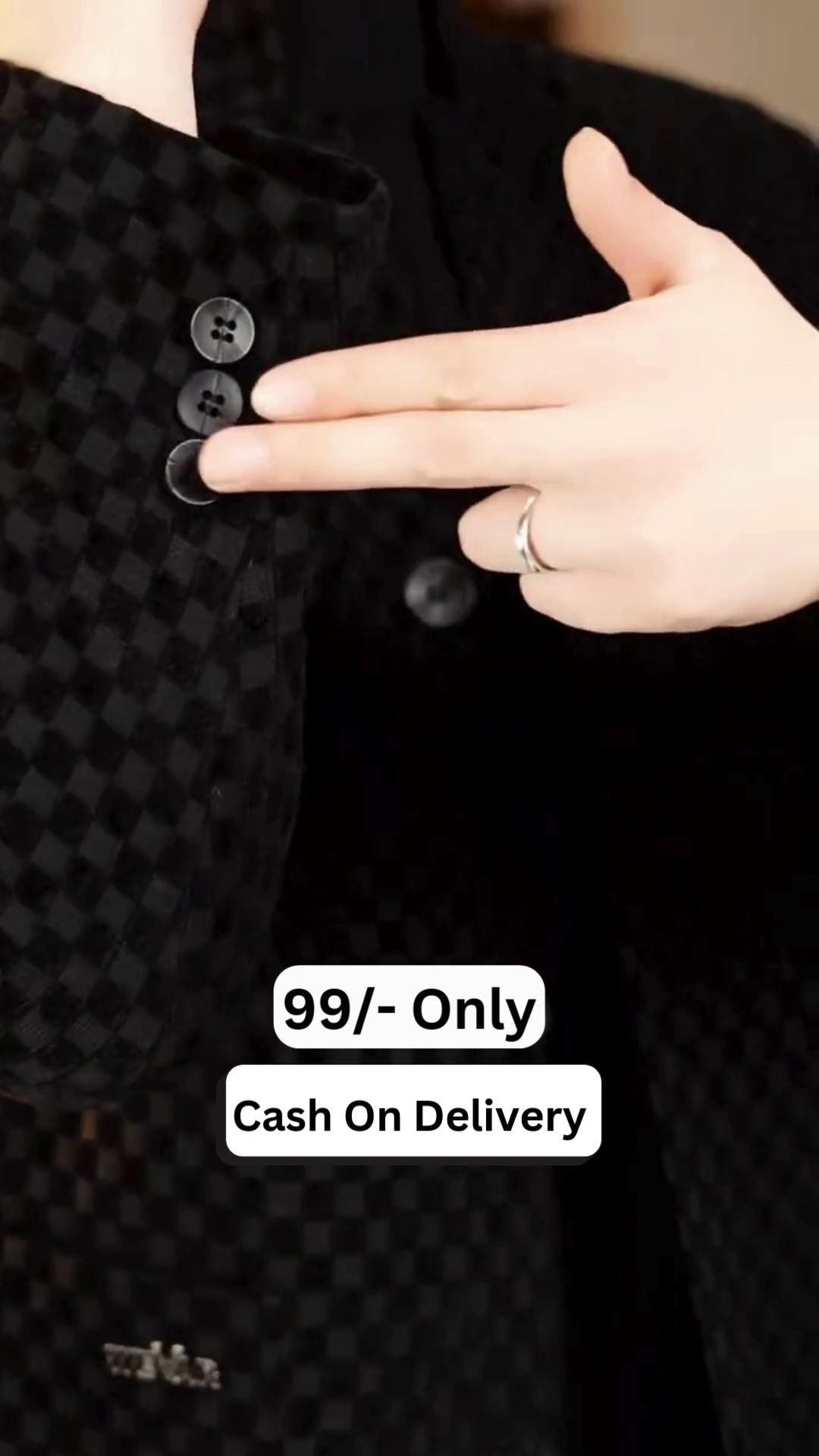 Men's Slim Fit Wool Blazer: Smart Casual Solid Color Suit Jacket - Formal Stand Collar Coat - Image 7