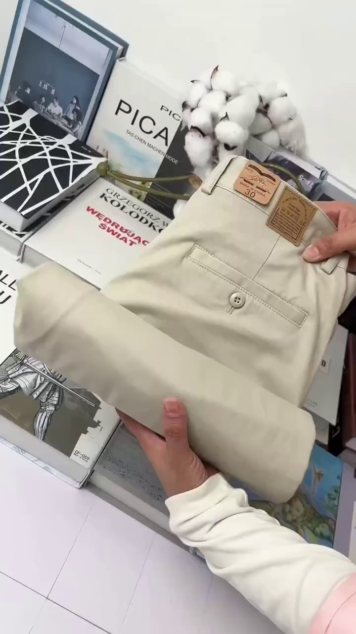 Men’s Premium Slim Fit Cotton Chinos - Image 4
