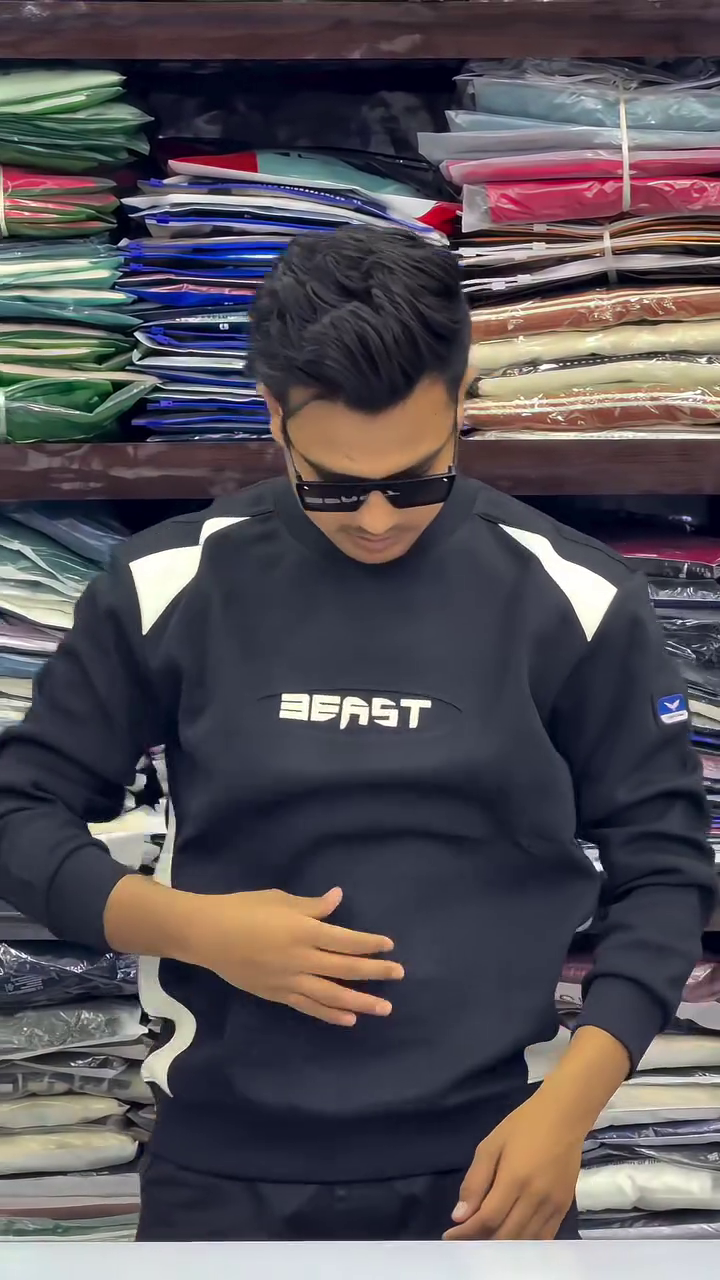 The Lifestyle Co. Men Striped Relaxed Fit Sweatshirt - Image 4