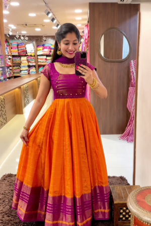 Women's Silk-Style Lehenga Choli