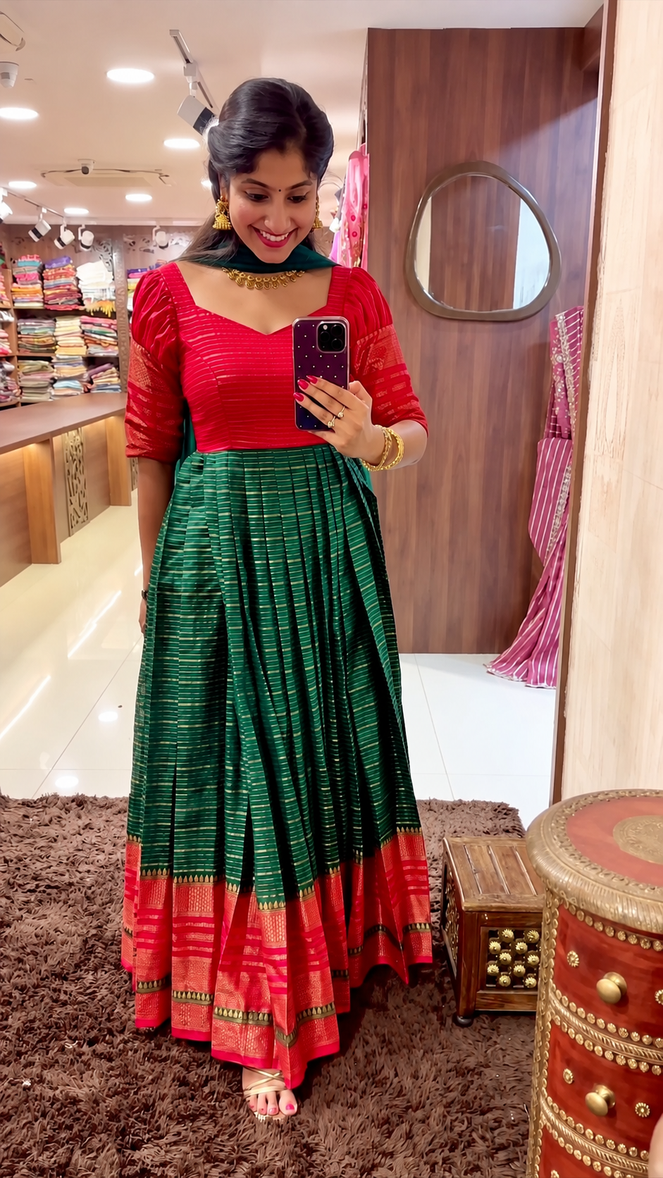 Women's Silk-Style Lehenga Choli - Image 5