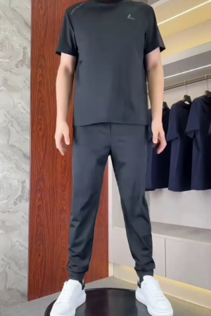 Men Black Solid Joggers