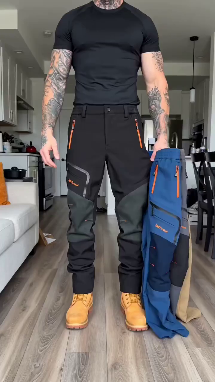 Men 2 in1 Utility Convertible Multiple Pockets Cargo Pants