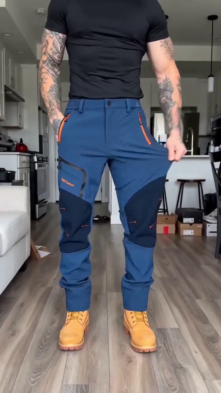 Men 2 in1 Utility Convertible Multiple Pockets Cargo Pants - Image 7