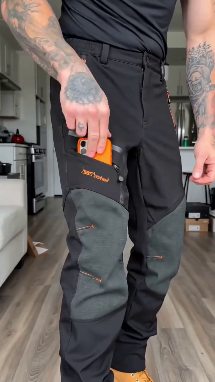 Men 2 in1 Utility Convertible Multiple Pockets Cargo Pants - Image 4